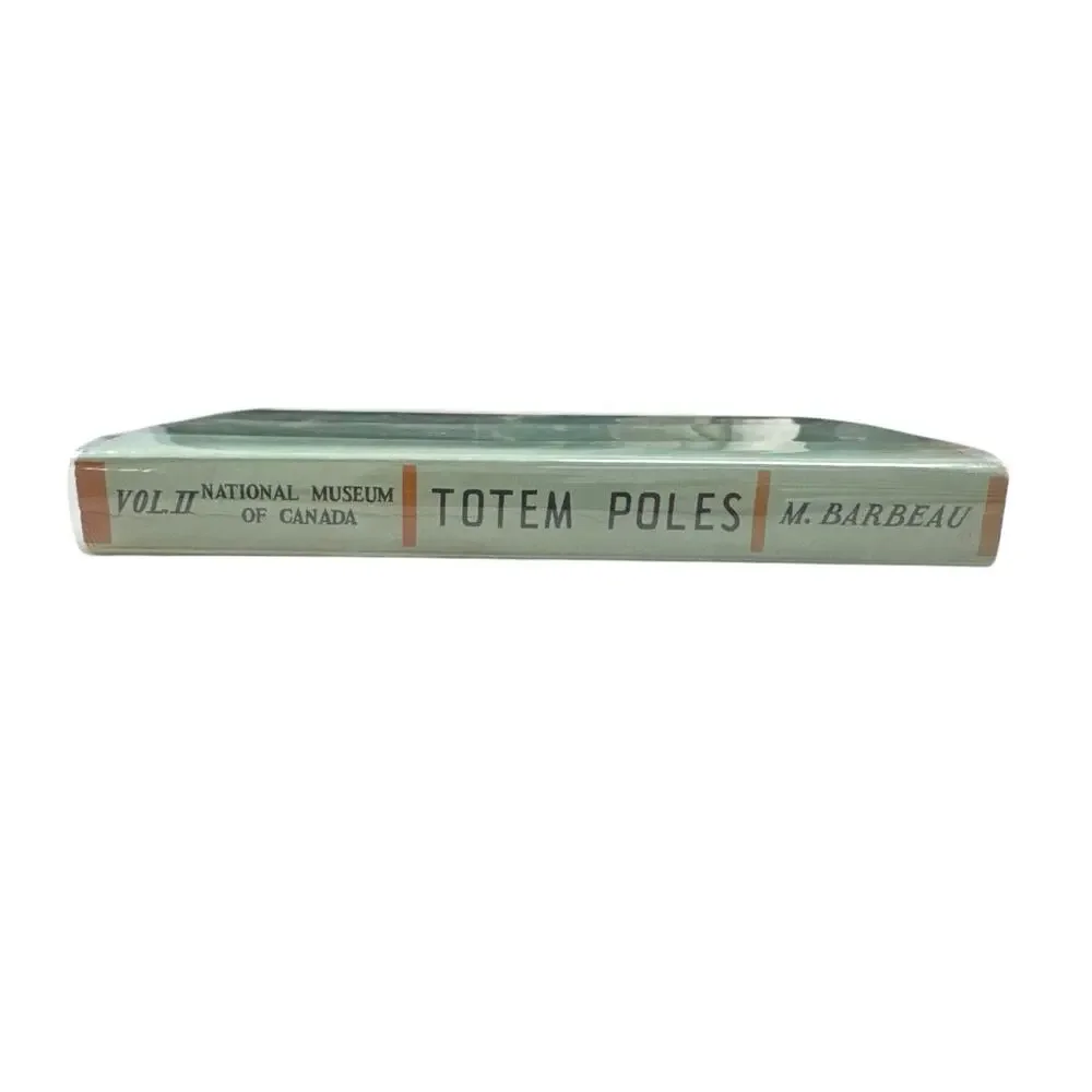 Totem Poles Volume 2 Vintage 1950s Book Northwest Coast Indigenous First Nation